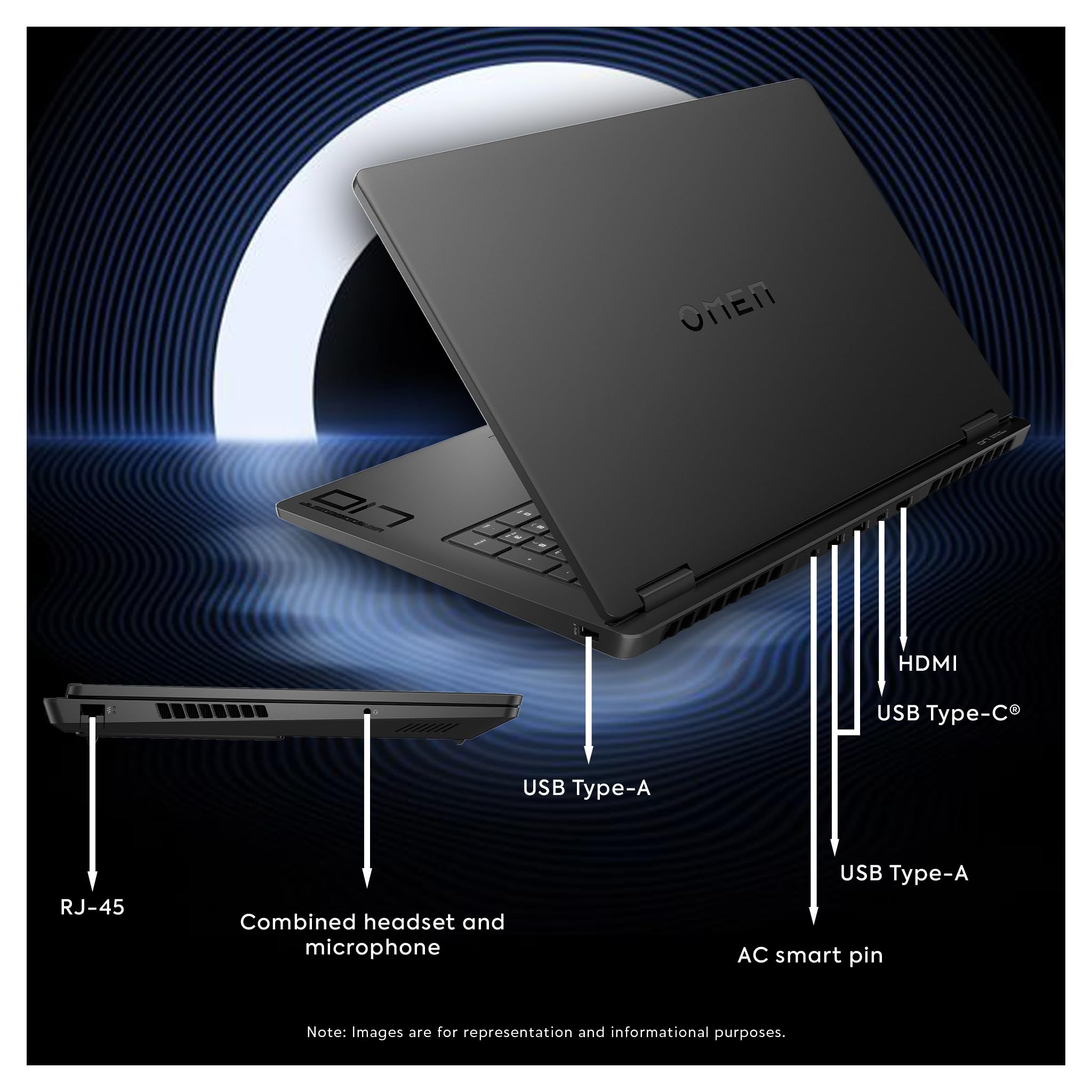 Amazon.com: HP OMEN 17 Gaming Laptop, AMD Ryzen AI 7-350, 32 GB